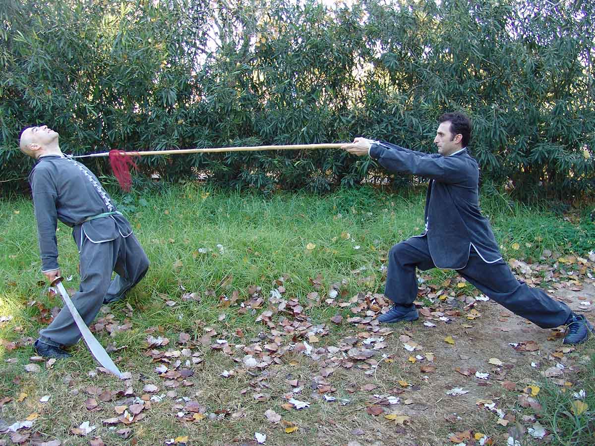 Eagle Claw Kung Fu Sabre vs Spear- (Σπαθί vs Λόγχη)